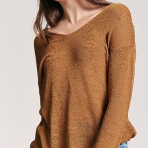 Knit V neck Sweater